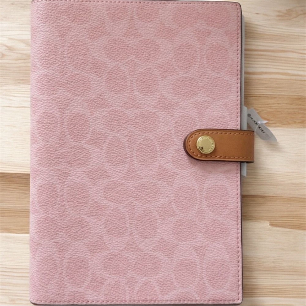 Coach Notebook In Powder Pink 2026 - Picture 2 of 3